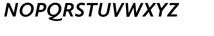 Calluna Sans Bold Italic Font UPPERCASE