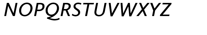 Calluna Sans Semibold Italic Font UPPERCASE