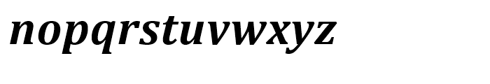 Cambria Bold Italic Font LOWERCASE