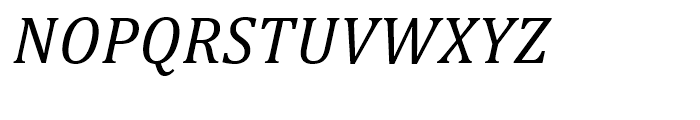 Cambria Italic Font UPPERCASE