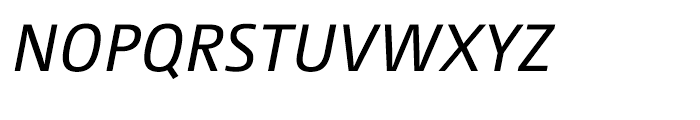 CamingoDos Regular Italic Font UPPERCASE
