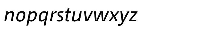 CamingoDos Regular Italic Font LOWERCASE