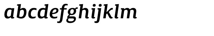 Canberra FY Medium Italic Font LOWERCASE