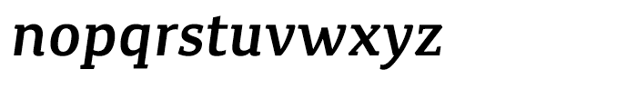 Canberra FY Medium Italic Font LOWERCASE