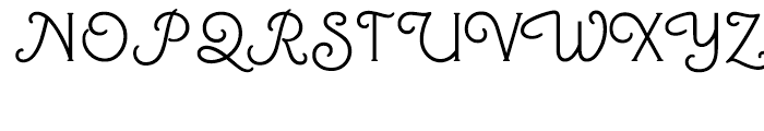 Canterbury Old Style Bold Swash Font UPPERCASE