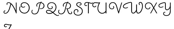 Canterbury Sans Medium Swash Font UPPERCASE