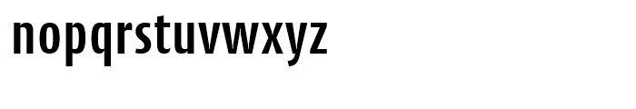 Cantiga Condensed Semi Bold Font LOWERCASE