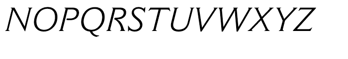 Cantoria Italic Font UPPERCASE