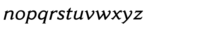 Cantoria Semibold Italic Font LOWERCASE