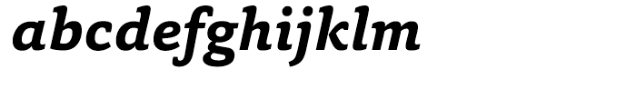 Capita Bold Italic Font LOWERCASE