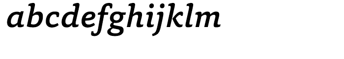 Capita Medium Italic Font LOWERCASE
