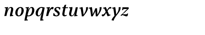 Capitolina SemiBold Italic Font LOWERCASE