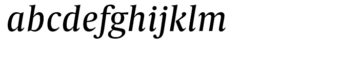 Capitolium Headline 2 Italic Font LOWERCASE