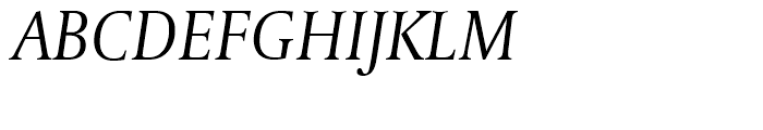 Capitolium Headline 2 Light Italic Font UPPERCASE