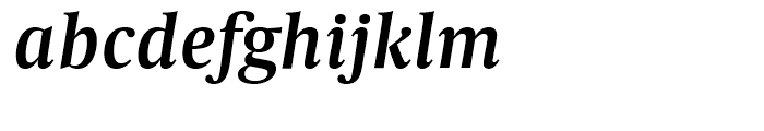 Capitolium Headline 2 Semibold Italic Font LOWERCASE