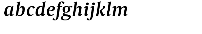 Capitolium News 2 SemiBold Italic Font LOWERCASE