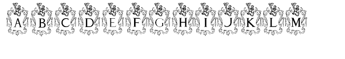 Capitular Heraldica Regular Font UPPERCASE