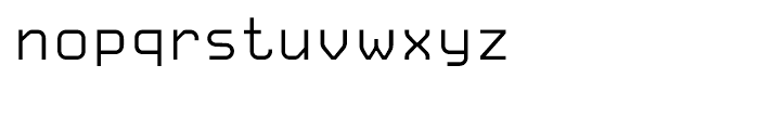 Carbon Thin Font LOWERCASE