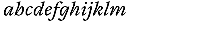 Cardamon Italic Font LOWERCASE