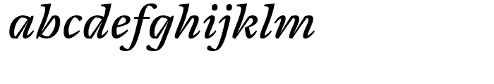 Cardamon Medium Italic Font LOWERCASE