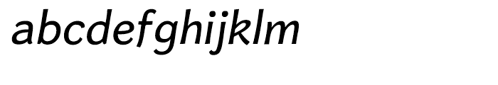 Cardigan Regular Italic Font LOWERCASE
