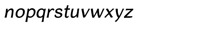 Cardigan Regular Italic Font LOWERCASE