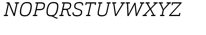 Cargan ExtraLight Italic Font UPPERCASE