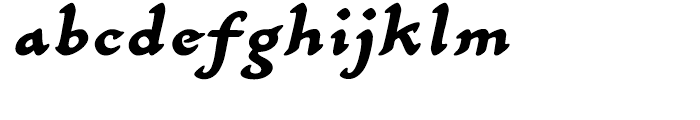 Carlin Script Bold Italic Font LOWERCASE