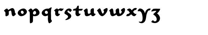 Carlin Script Bold Font LOWERCASE