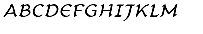 Carlin Script Italic Font UPPERCASE