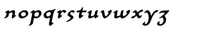 Carlin Script Medium Italic Font LOWERCASE
