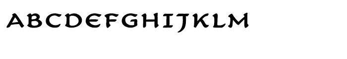 Carlin Script Regular SC Font LOWERCASE