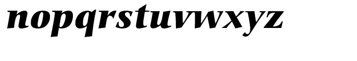 Carmina BT Black Italic Font LOWERCASE