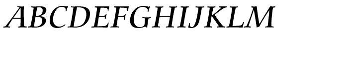 Carmina BT Medium Italic Font UPPERCASE