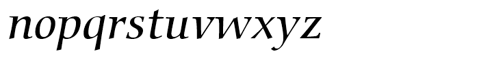 Carmina BT Medium Italic Font LOWERCASE