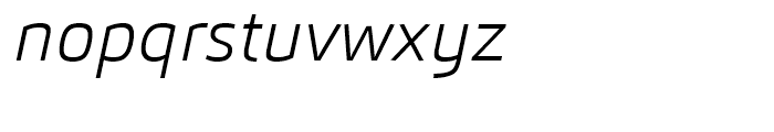 Carnac ExtraLight Italic Font LOWERCASE