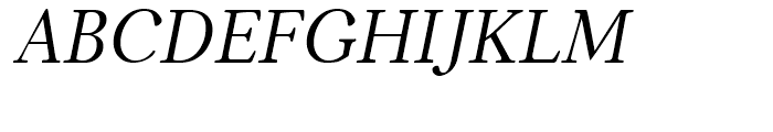 Carniola Italic Font UPPERCASE