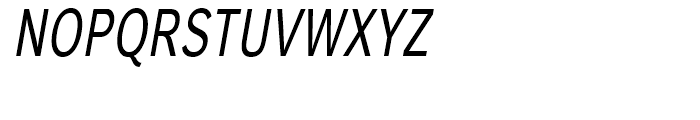 Carnova Narrow Oblique Font UPPERCASE