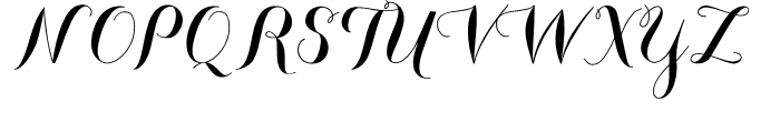 Carolyna Black Font UPPERCASE