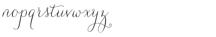 Carolyna Cute Font LOWERCASE