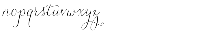Carolyna Regular Font LOWERCASE
