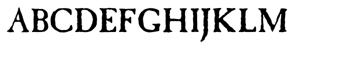 Caslon Antique Regular Font UPPERCASE