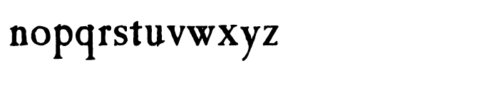 Caslon Antique Regular Font LOWERCASE