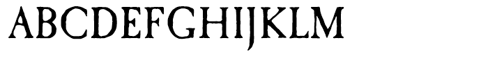 Caslon Antique Roman Font UPPERCASE