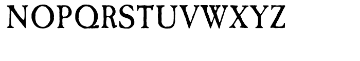 Caslon Antique Roman Font UPPERCASE