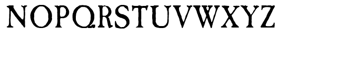 Caslon Antique Standard Font UPPERCASE