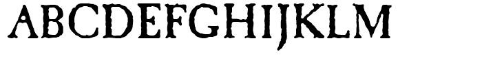 Caslon Antique Font UPPERCASE