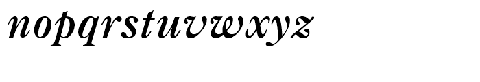 Caslon Bold Italic Font LOWERCASE
