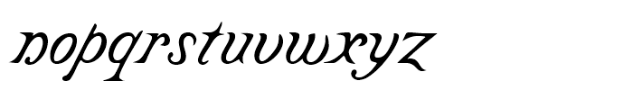 Castine Italic Font LOWERCASE