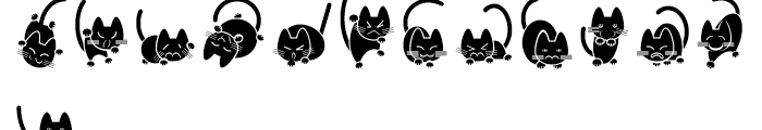 Cat Cat Cat Regular Font UPPERCASE